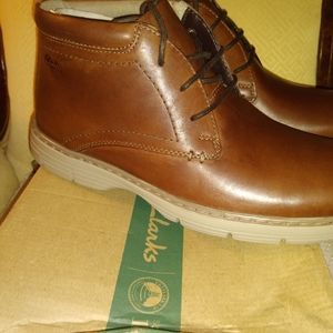 Men's leather Clark's very light walking shoe sup